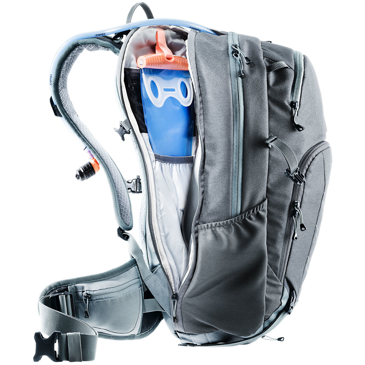 Deuter Attack 22 EL Fietsrugzak Grijs