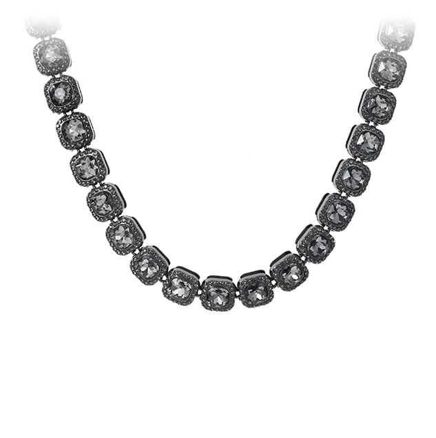 Lilafey - Ketting / Armband met Strass-legering