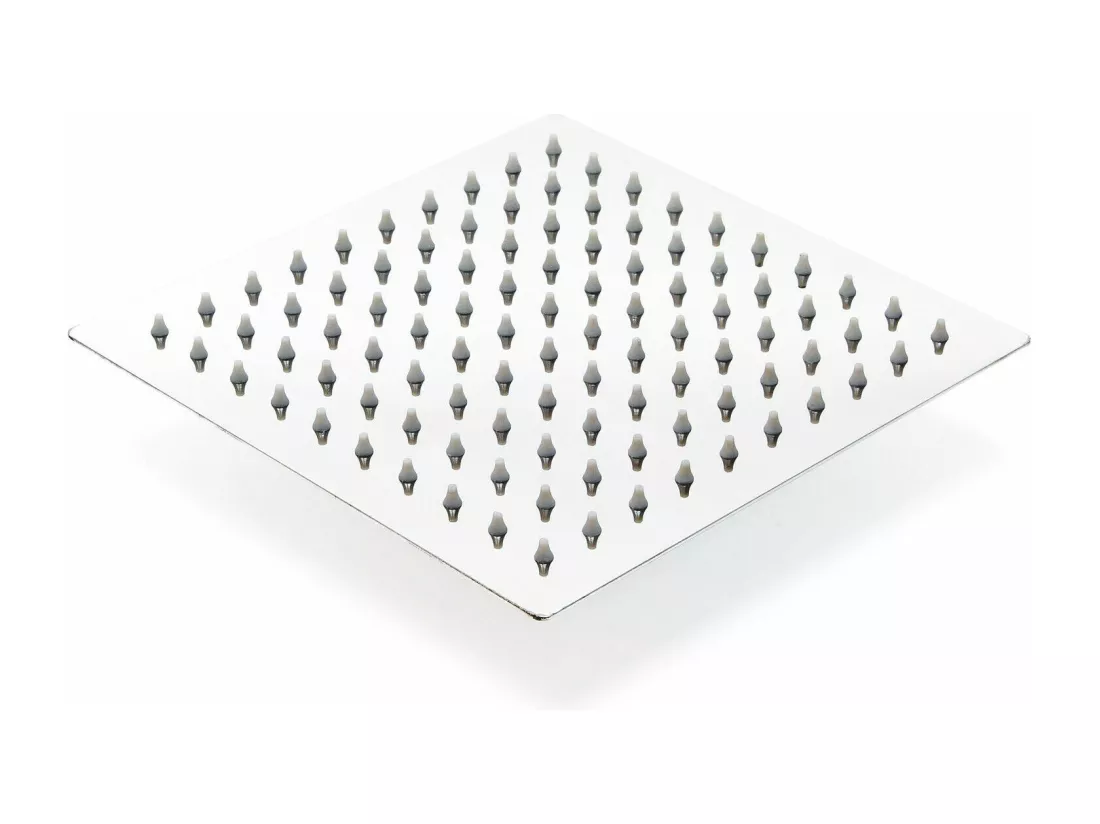 Pommeau de douche carré argenté 2 x 20 x 5 cm 16_0000625