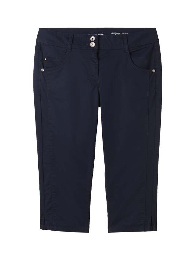 TOM TAILOR Caprihose  Sommerhose mit Doppel-Knopfverschluss