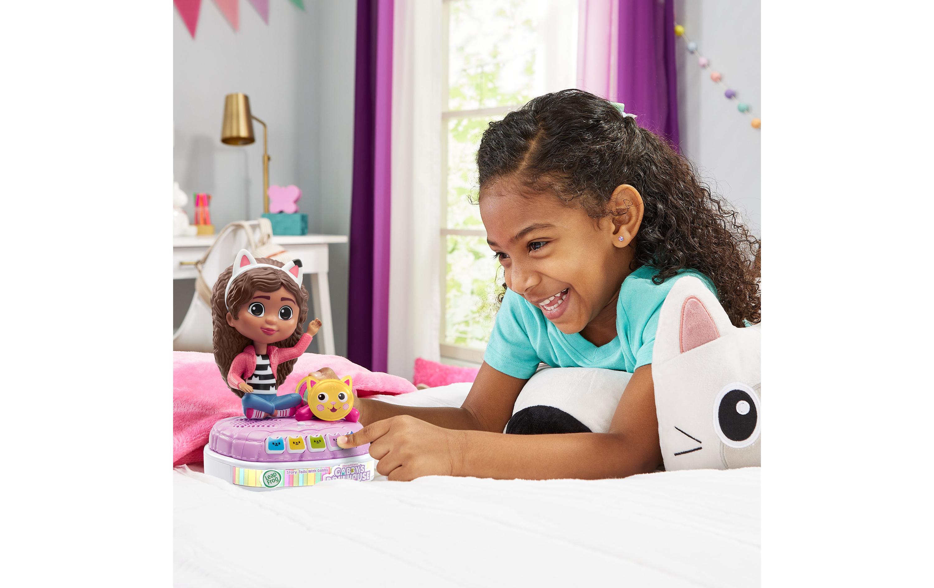 Gabbys Dollhouse – Interaktive Geschichten -DE-Batteriebetriebene Spielfigur mit Licht- und Soundeffekten