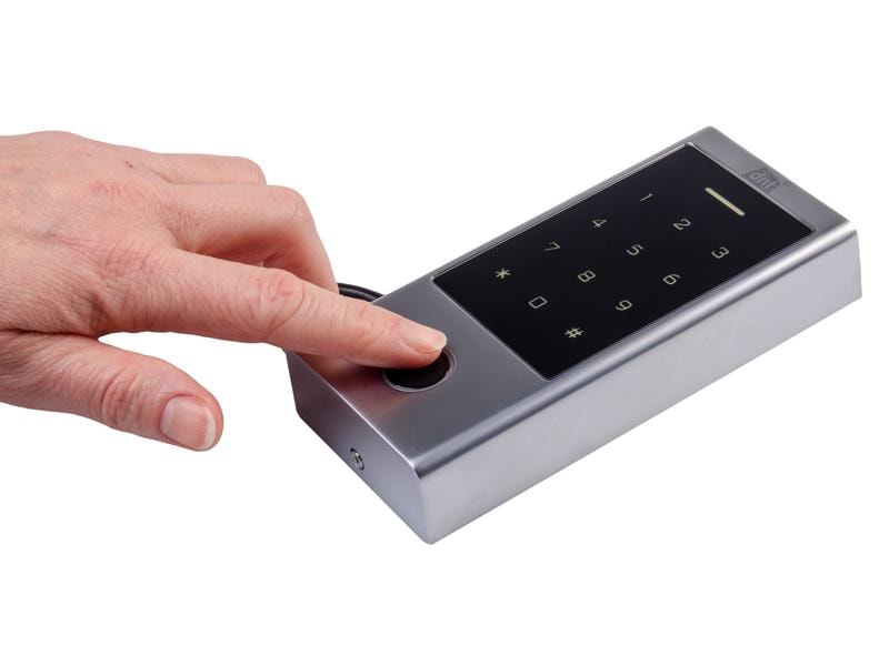 dnt Multireader Fingerprint-Codeschloss BioAccess PRO Fingerabdruckleser, RFID-Leser, Codeschloss, Fingerprintreader, RFID-Reader
