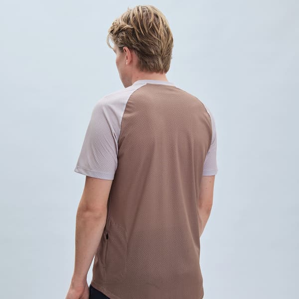 Maillot VTT POC MTB PURE TEE JASPER BROWN/LT SANDSTONE BEIGE