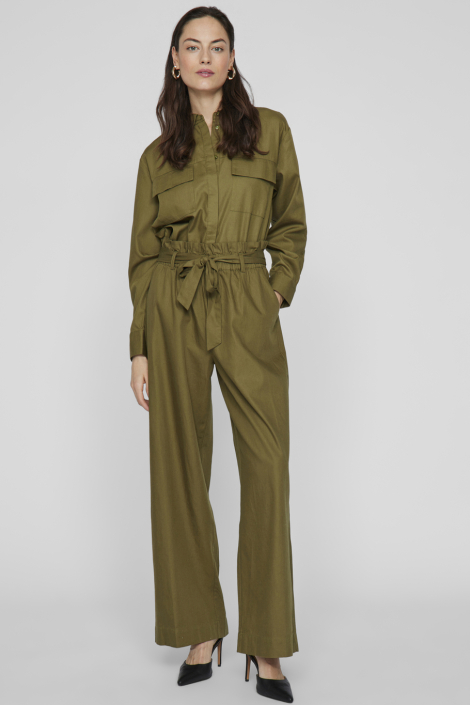 Vila groene dames blouse