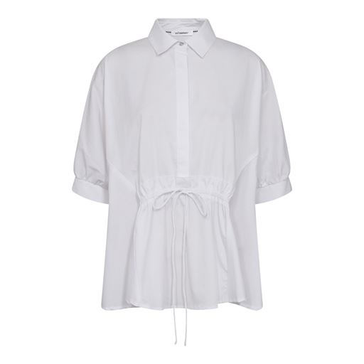Co'Couture Cotton Crisp Wind Bluse, White, L