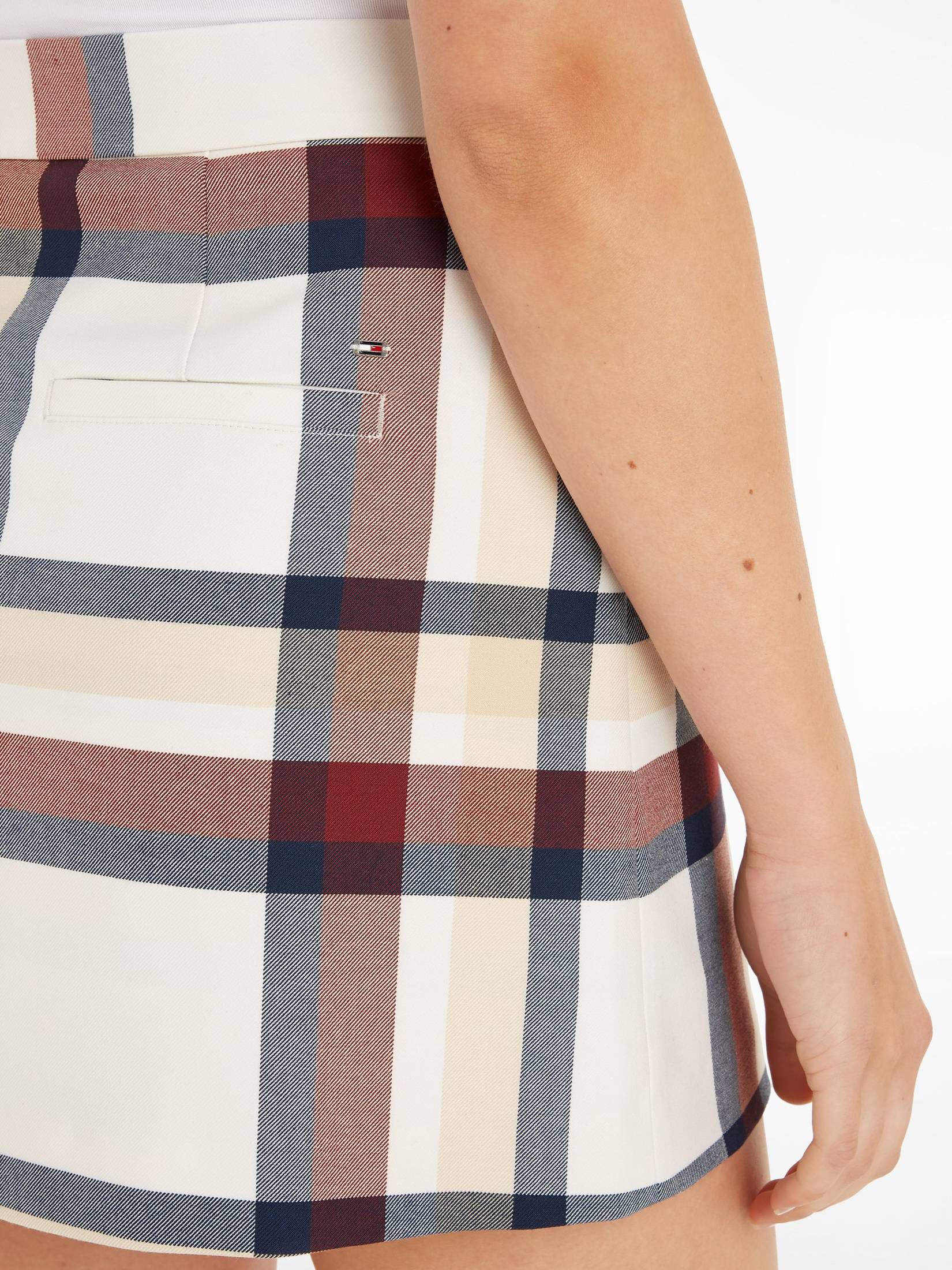 Tommy Hilfiger| Damen GLOBAL CHECK MINI SKIRT
