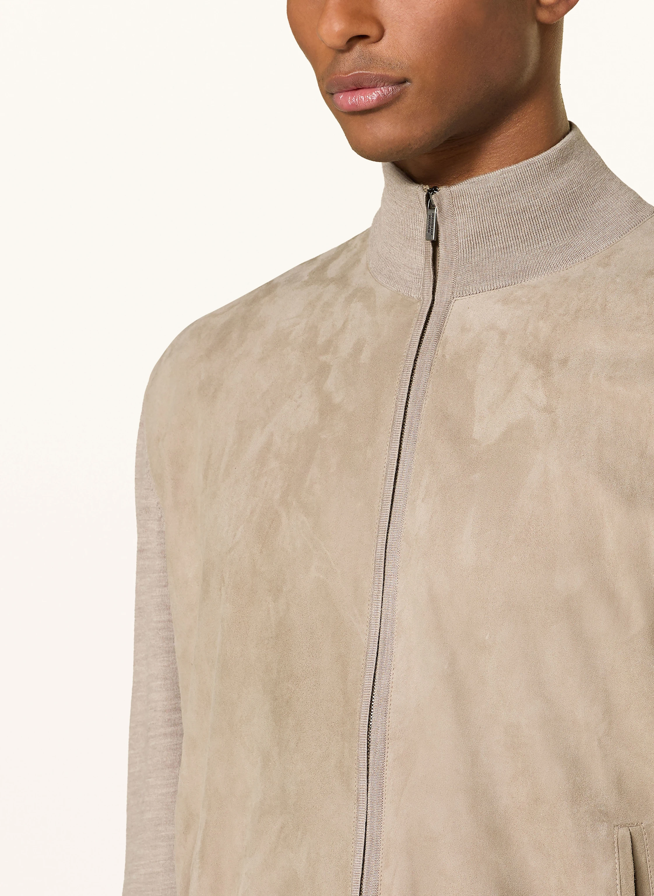 MAURIZIO  BALDASSARI Strickjacke im Materialmix