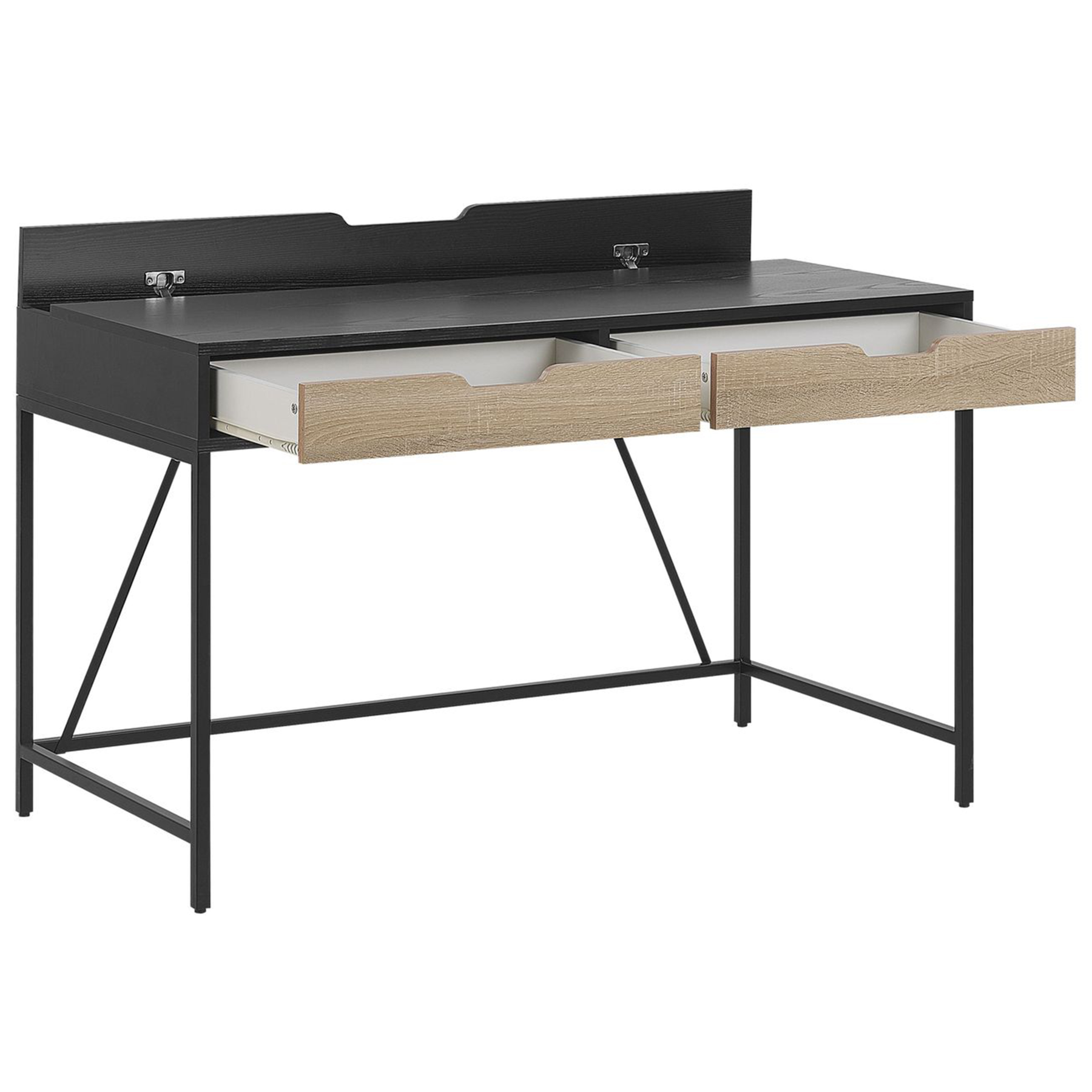Beliani - JENA - Bureau - Zwart - Vezelplaat