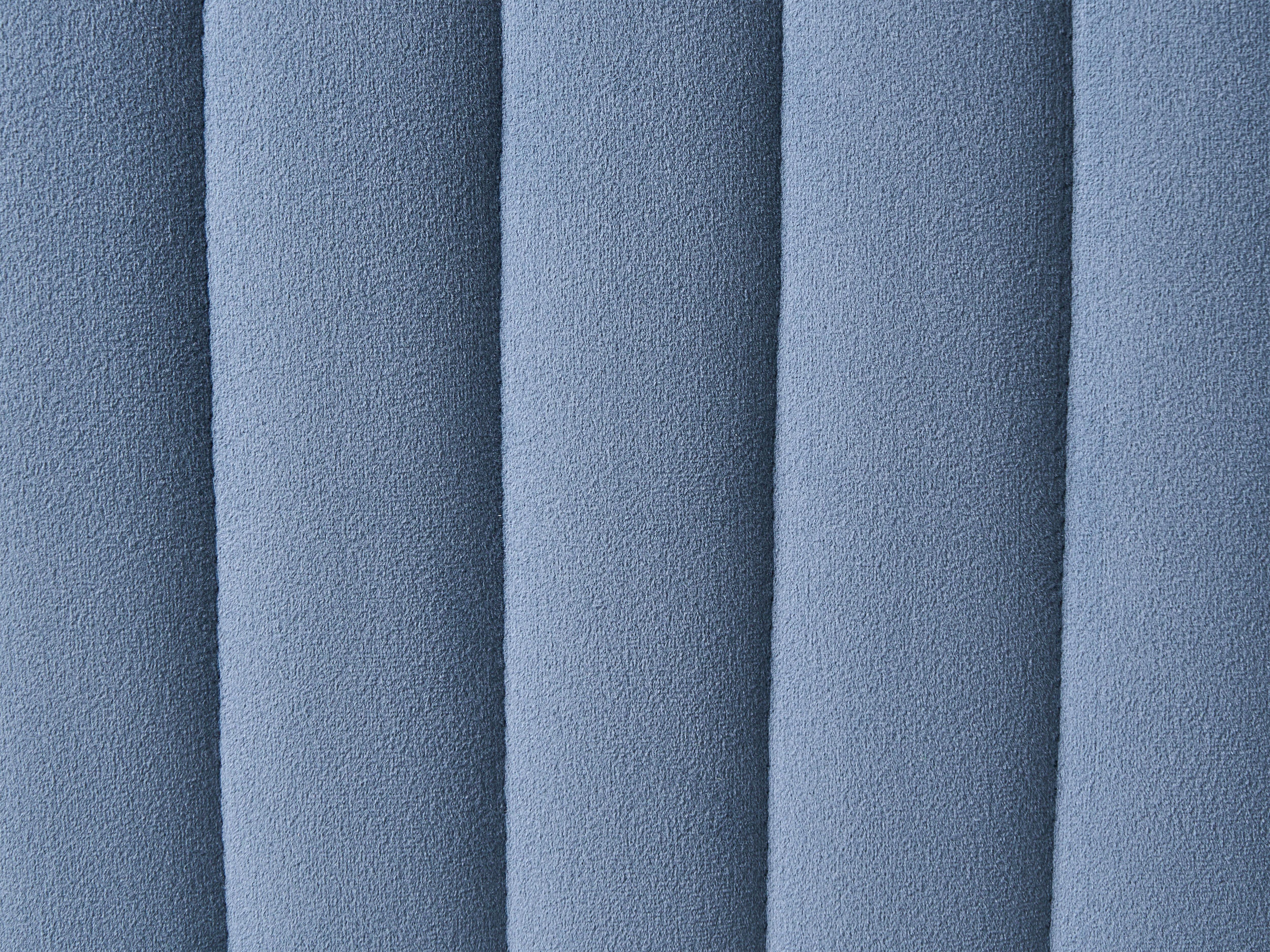 Hocker UTAH Fluweel Blauw