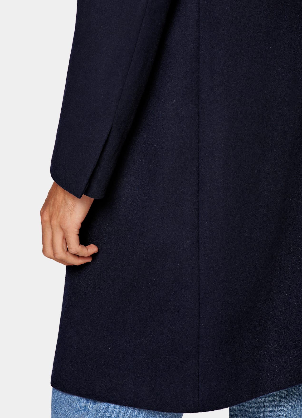 Manteau bleu marine