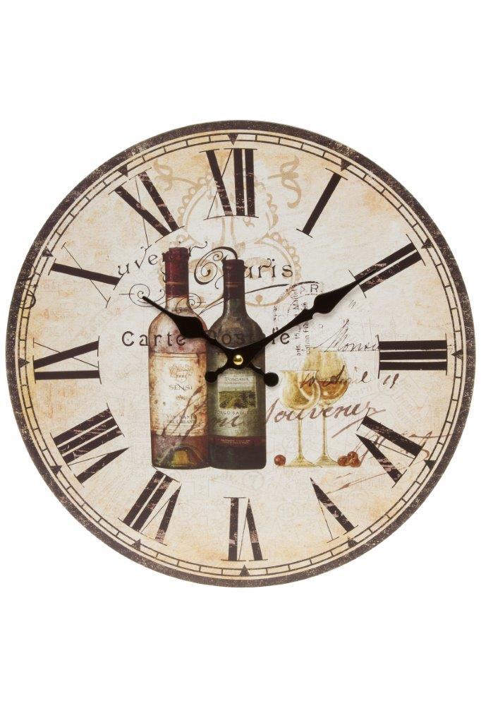 Wanduhr WALRAM - mehrfarbig - 33,8 cm