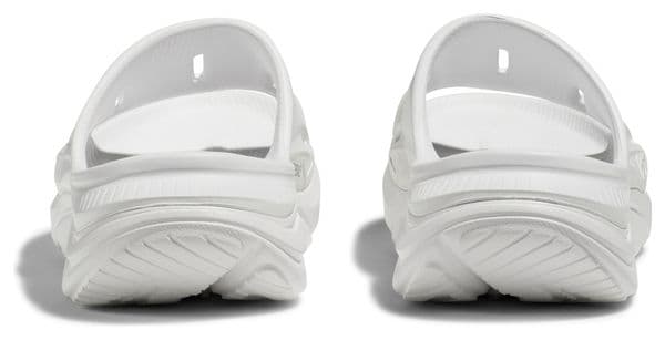 Chaussures de Récupération Unisexe Hoka ORA Recovery Slide 3 Blanc