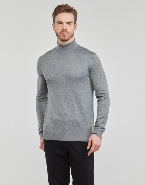 Only & Sons  - ONSWYLER LIFE REG ROLL NECK KNIT NOOS - Gris