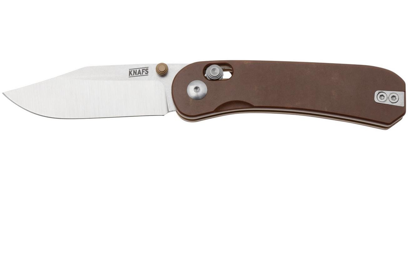 Knafs Lander 3 KNAFS-00392, S35VN Clip Point, Paper Micarta zakmes