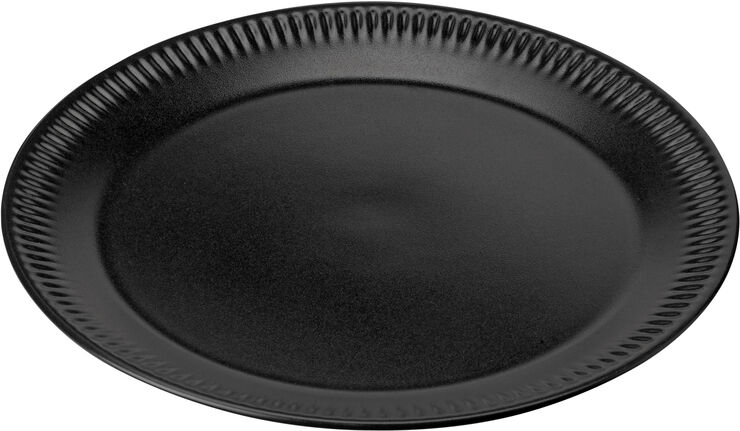 Knabstrup Keramik Knabstrup, tallerken, sort, Ø19 cm Black
