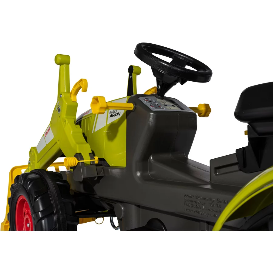 rolly®toys Kindertraktor rollyFarmtrac Premium II Claas Arion 640, rollyTrac Lader