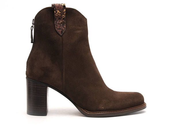 Muratti boots bottine talons femme rafin marron