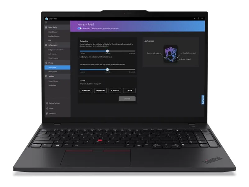 Lenovo ThinkPad T16 Gen 3 21MN - 180° hængselsdesign - Intel Core Ultra 5 - 125U / op til 4.3 GHz - Win 11 Pro - Intel Graphics - 16 GB RAM - 512 GB SSD TCG Opal Encryption 2, NVMe - 16