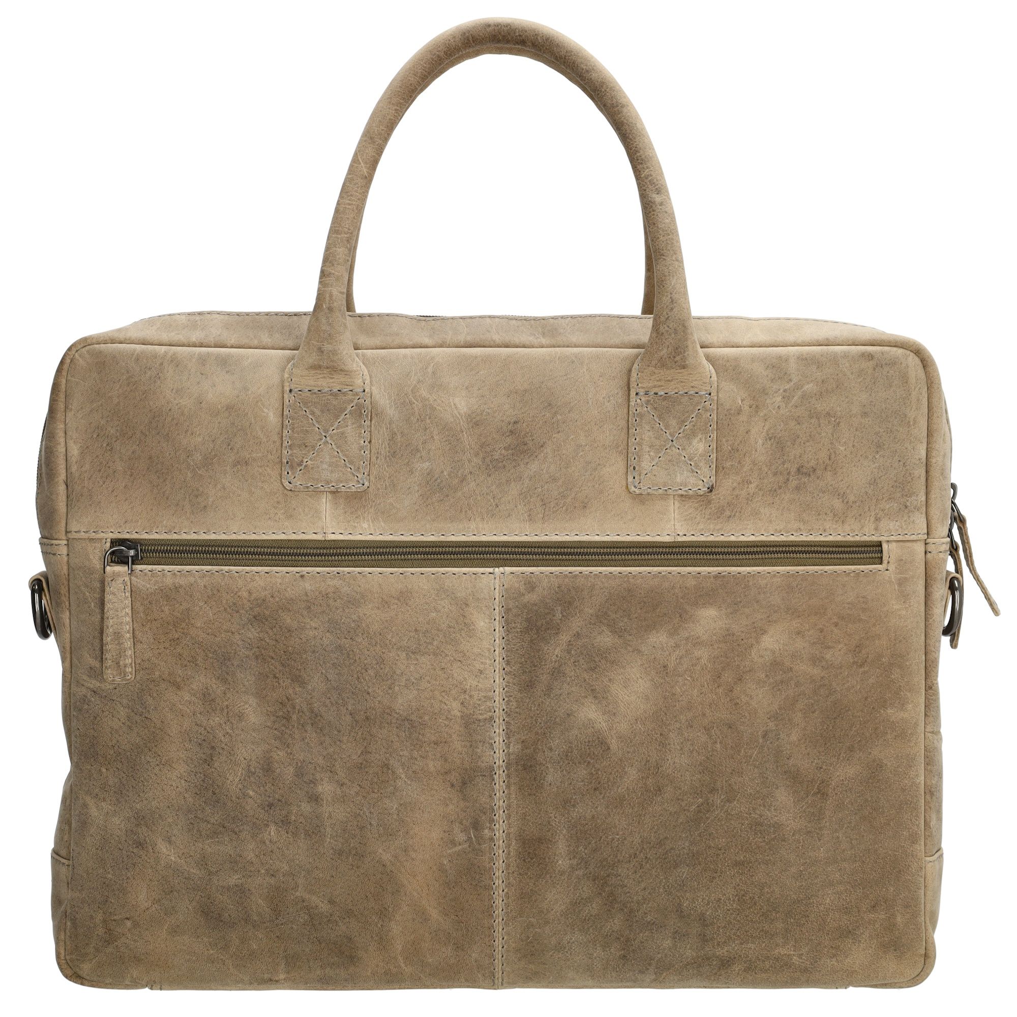 Hide & Stitches Idaho Laptoptas 15,6 inch Donkerzand