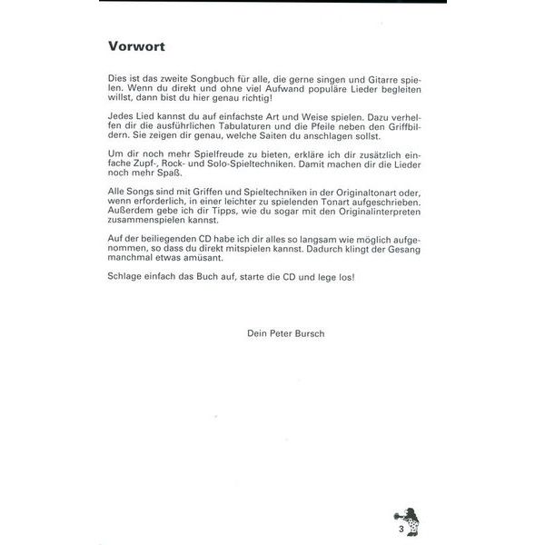 Voggenreiter P.Bursch's Songbuch Für Git 2
