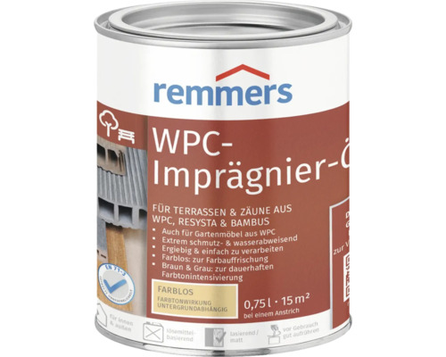 WPC impregneer impregneerolie bamboe olie kleurloos 0,75 l