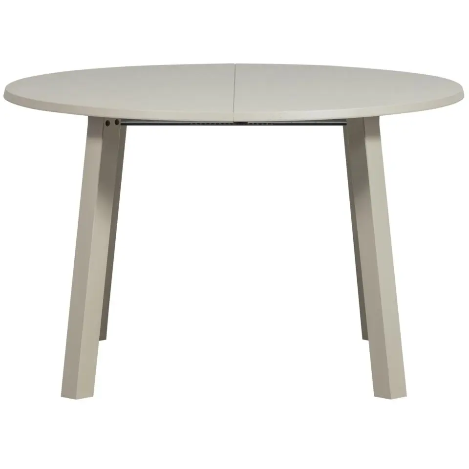WOOOD Janne Uitschuifbare Eettafel Rond 120Ø cm - Eiken - Dakargrau