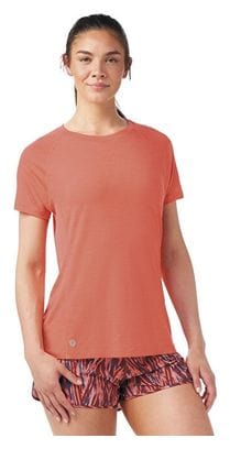 T-Shirt Technique Femme Smartwool Active Ultralite Corail