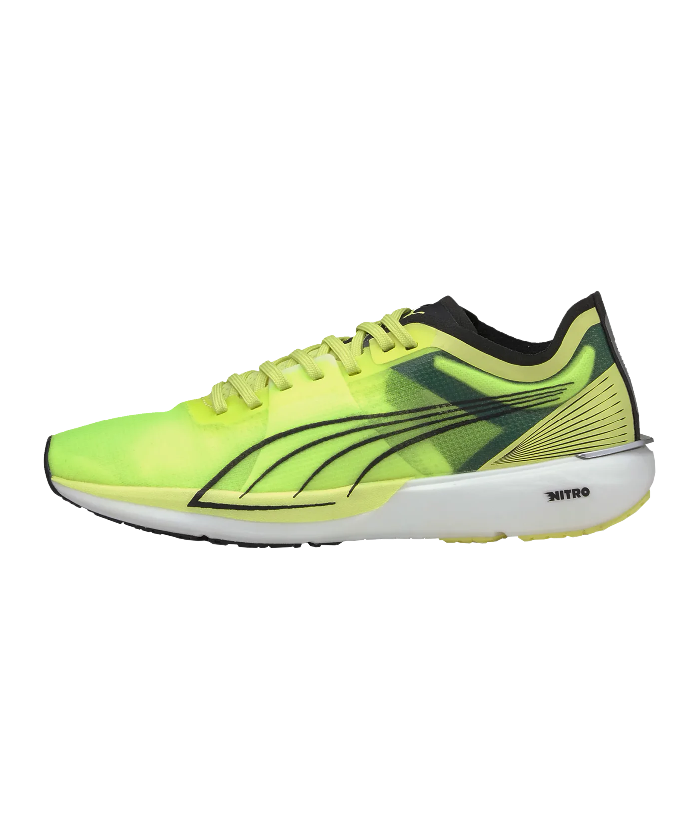 PUMA Liberate Nitro Running Damen Gelb Schwarz F03