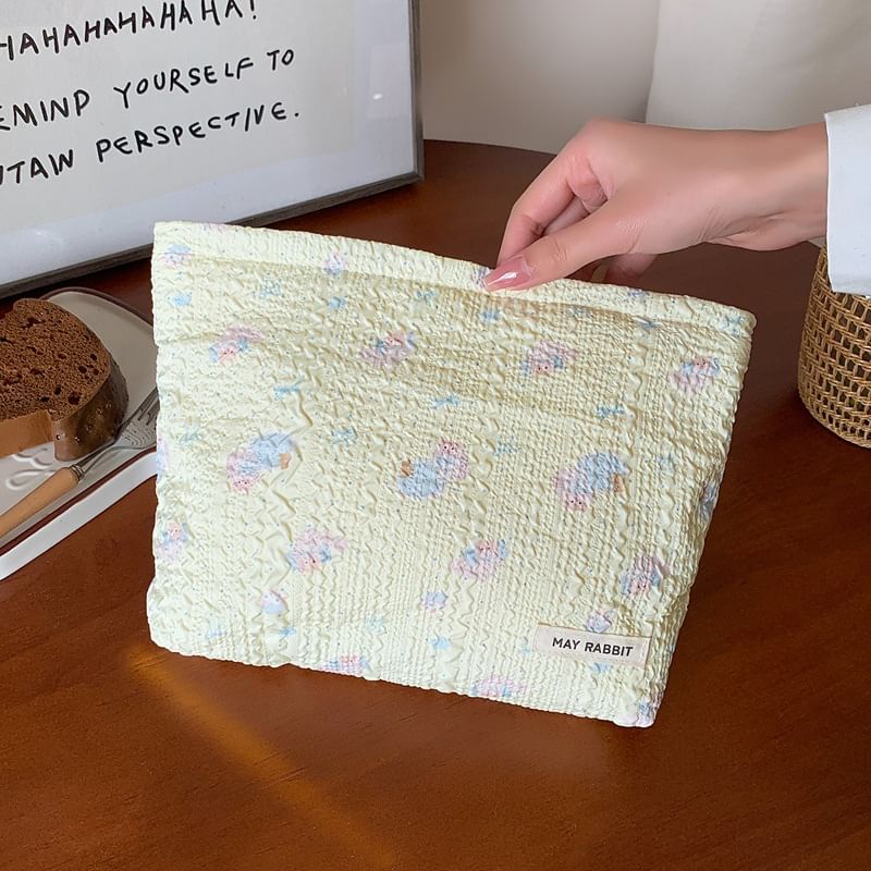Milha - Bedrukte make-uptas met rits / etui