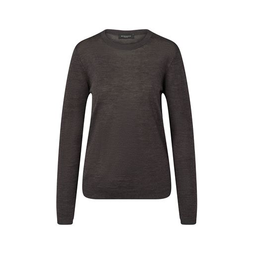 Bruuns Bazaar Charlene Round Neck Striktrøje, Delicioso, S