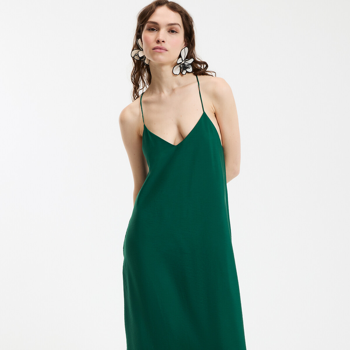 COLEÇÕES LA REDOUTE<br>Saia longa com alças finas