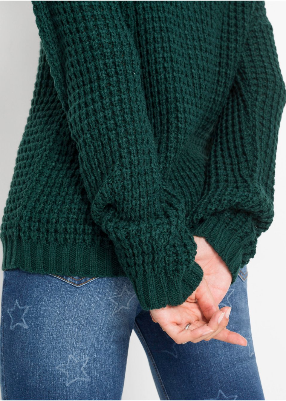 Pull en maille avec zip
