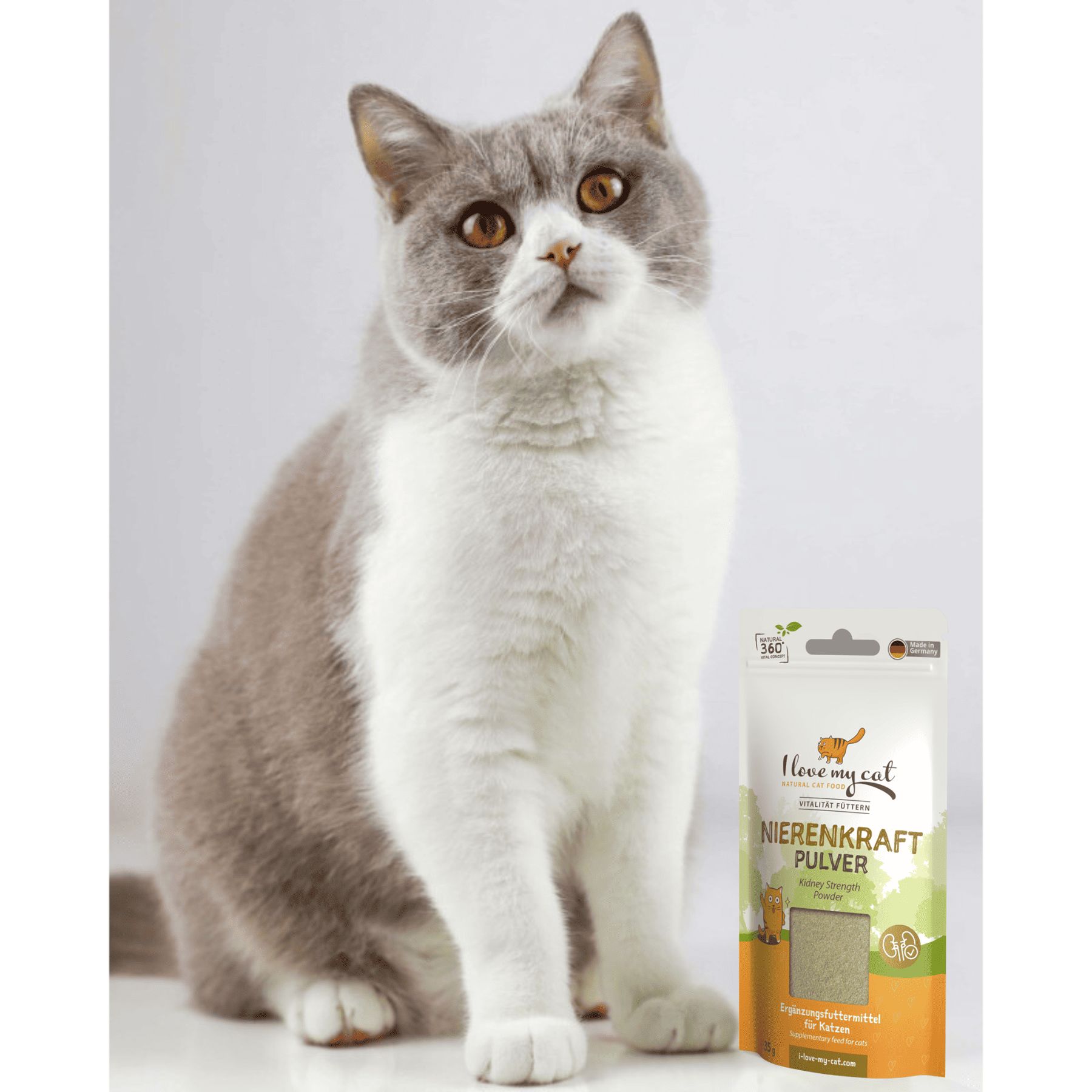 I love my cat Nahrungsergänzung für Katzen - Nierenkraft Pulver