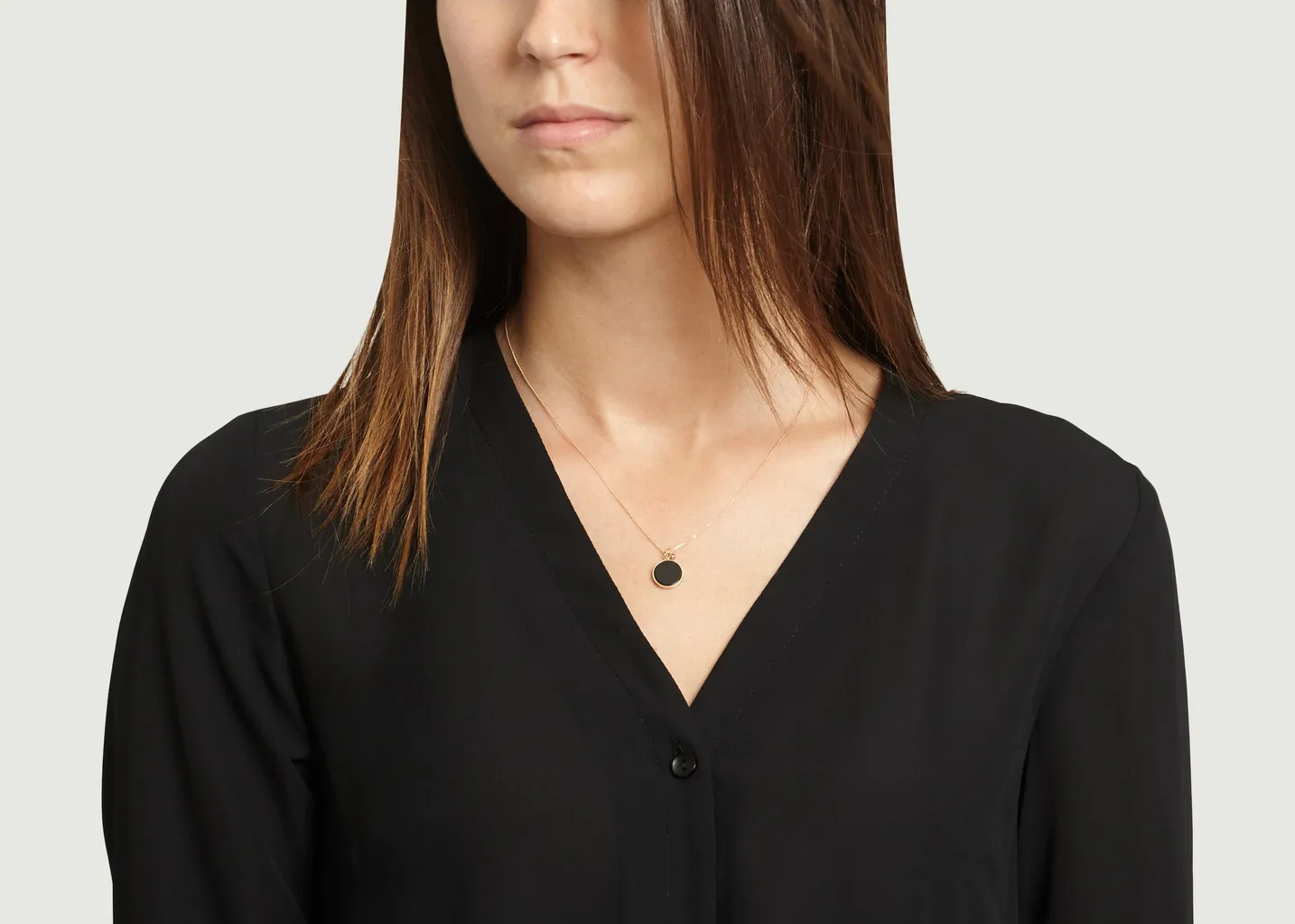 Collier Ever Onyx Ginette NY