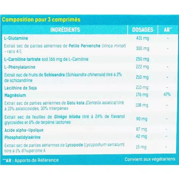 Santé Verte Cogni'Sciences 60 comprimidos