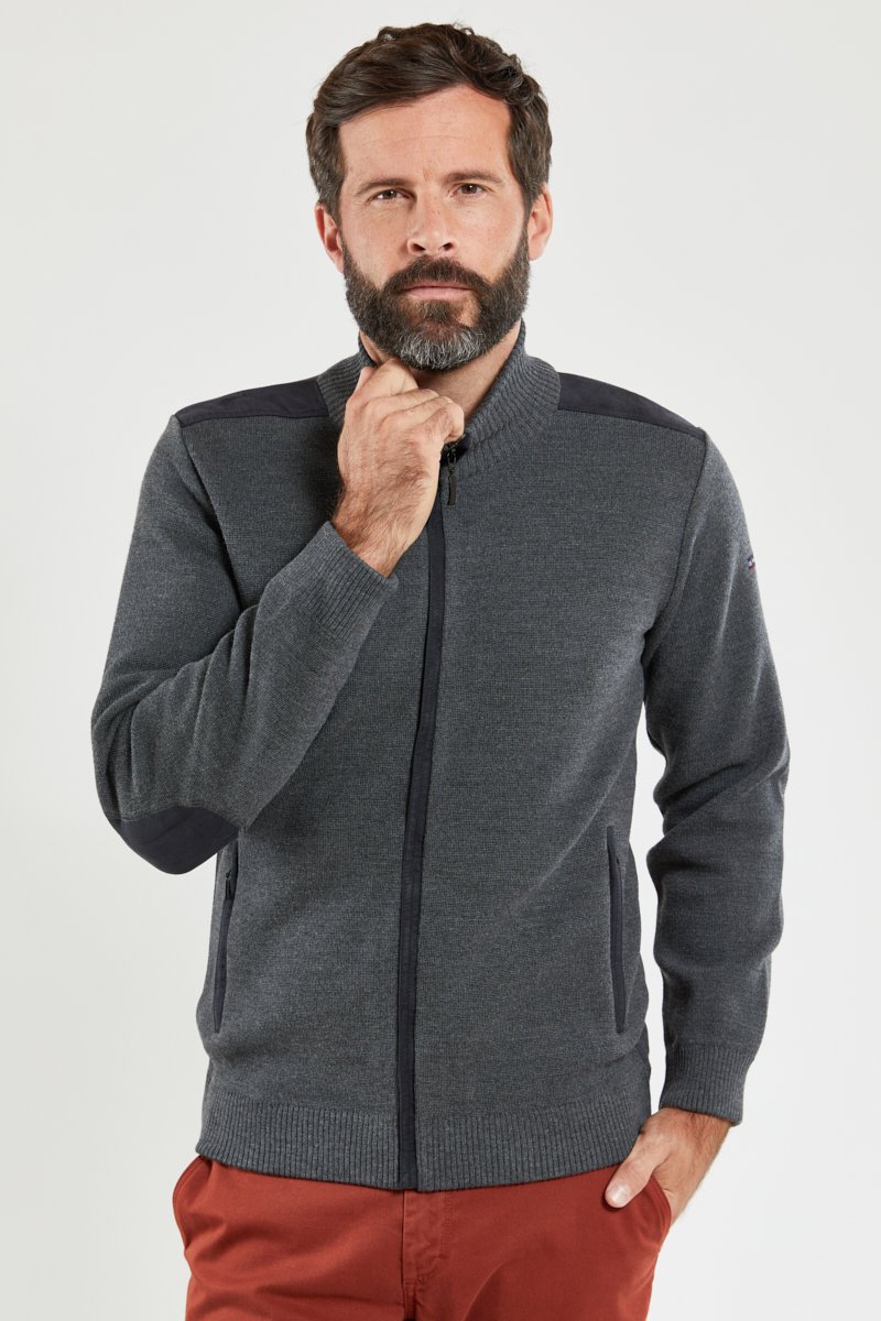 Cardigan - maille haute densité