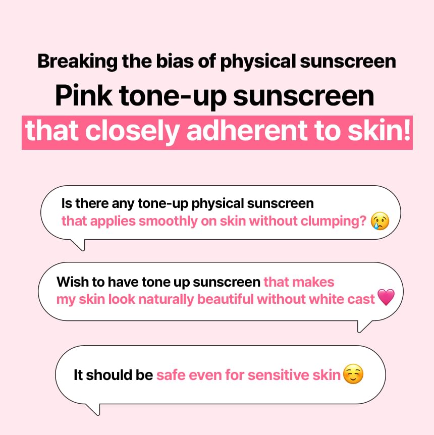 make p:rem - Verzachtende roze tint-up zonnecrème