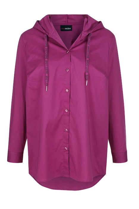 Bluse, Kapuze, Langarm