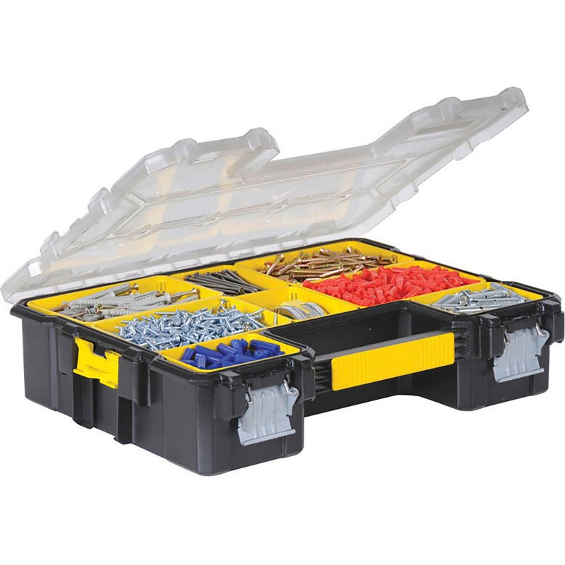 Organiseur professionnel Stanley Fatmax 10 compartiments, H 41 x L 35,5 x P 11,5 cm