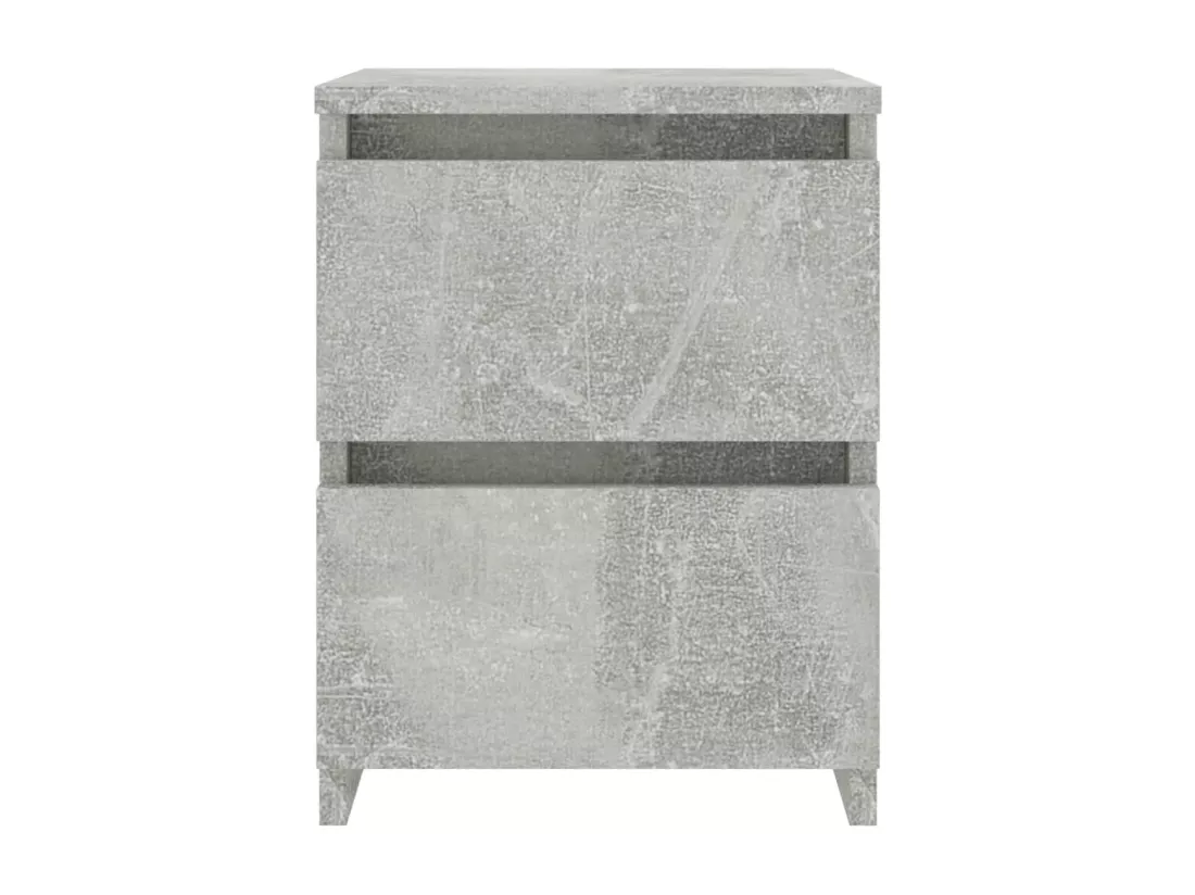 Table de chevet Gris béton 30 x 30 x 40 cm Aggloméré