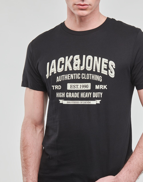 Jack & Jones - JJEJEANS TEE SS O-NECK - Noir