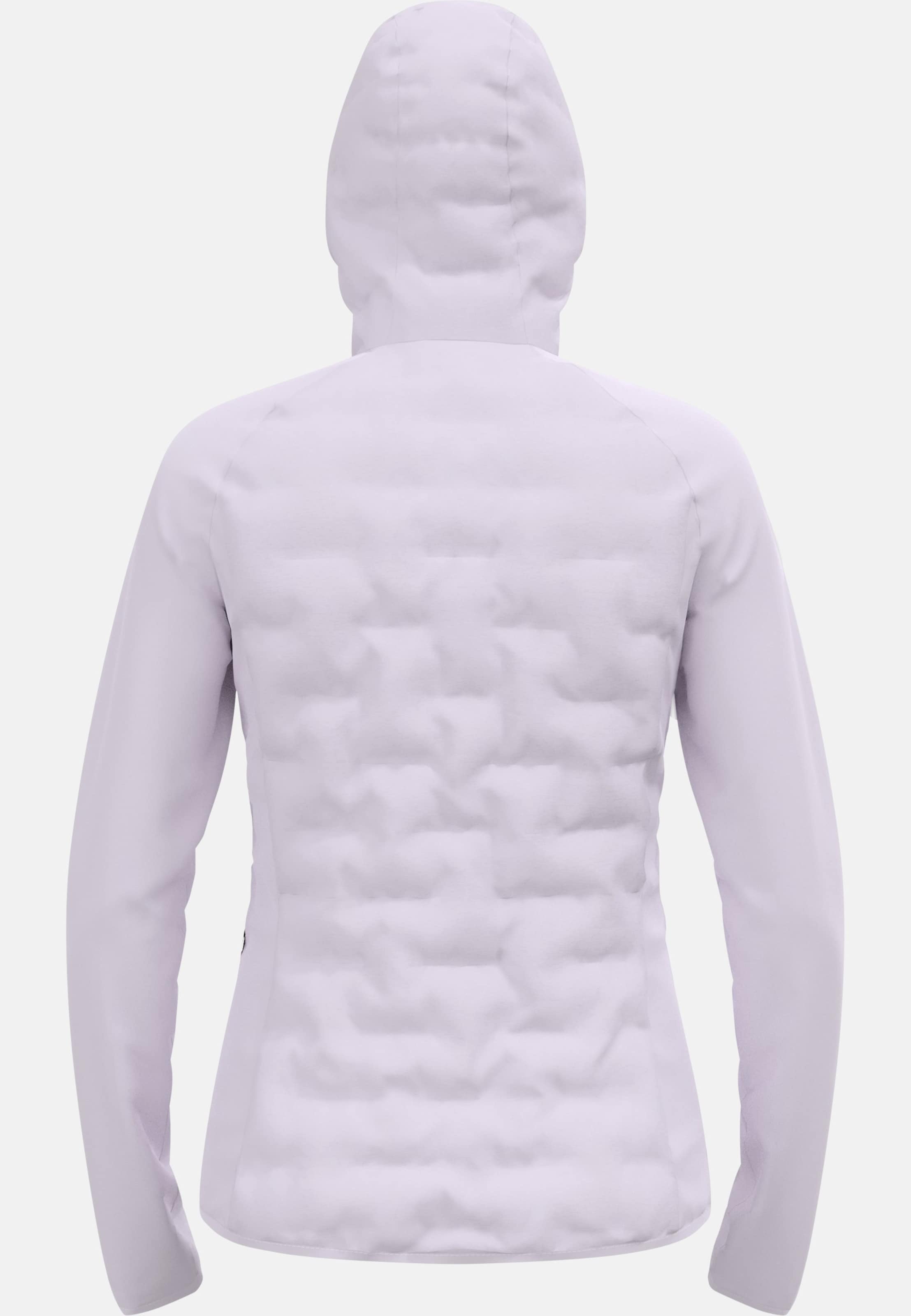 Zeroweight Insulator Hybrid Mid Layer mit Kapuze und Reissverschluss in misty lilac