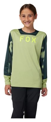 Maillot Manches Longues Fox Defend Taunt Enfant Vert