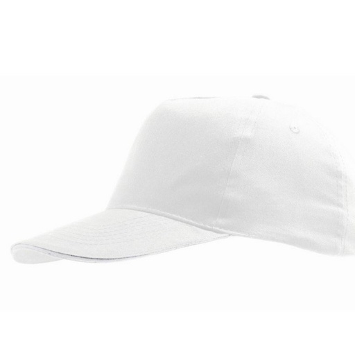 Gorro de 5 painéis, modelo Sol de verão/esportes.