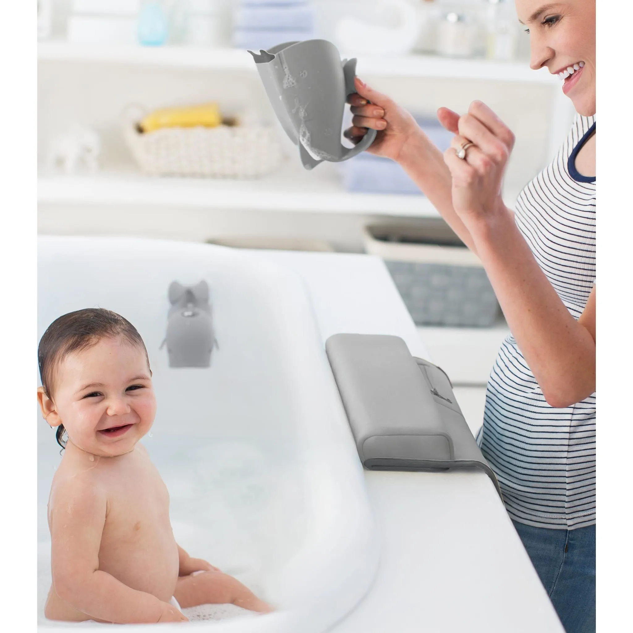 Skip Hop Ensemble de Bain Baleine Gris Paquet de 4