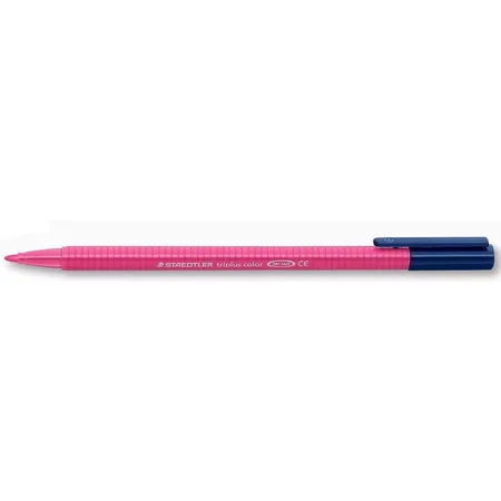 STAEDTLER® 323-20 triplus color Fasermaler, dreikant, magenta