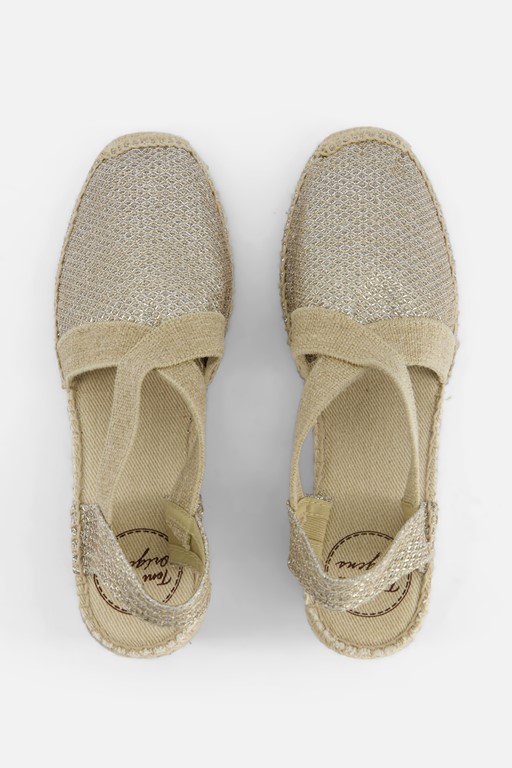 Toni Pons Triton Espadrilles goud Textiel