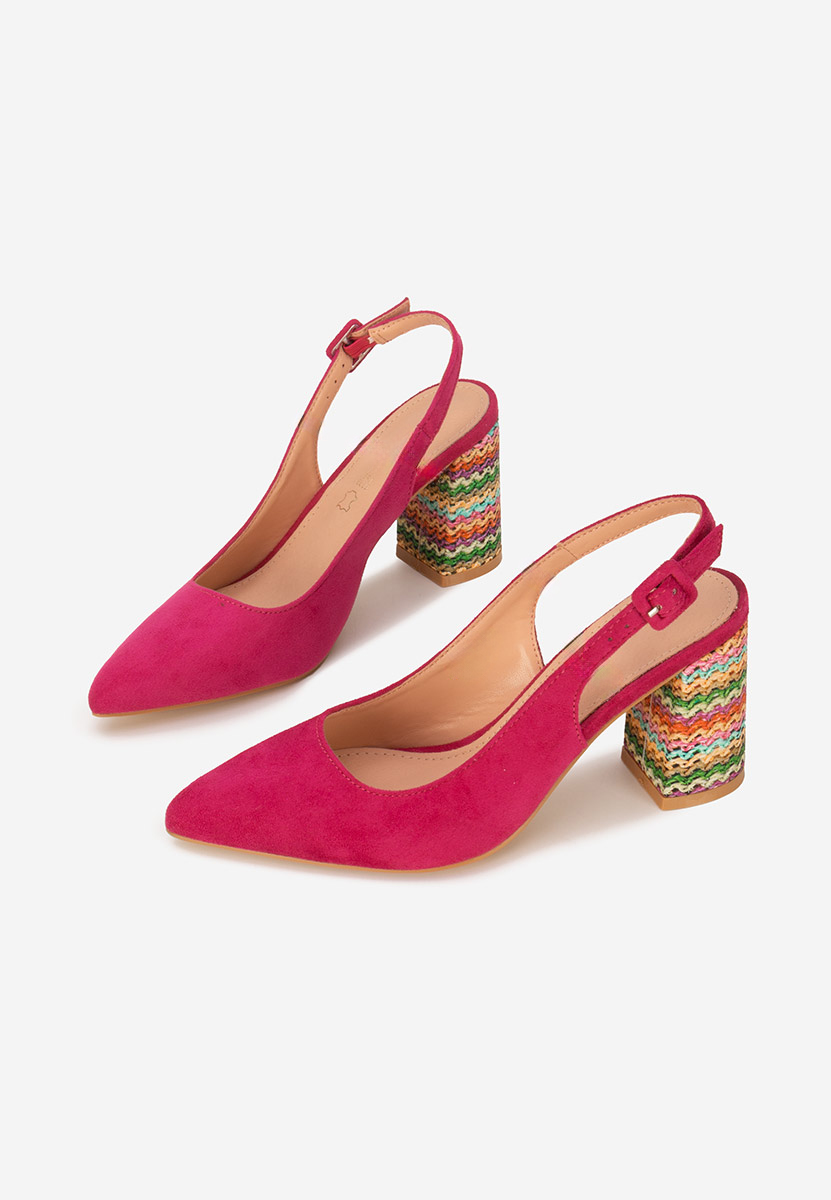 Chaussures slingback fuchsia Alesiella