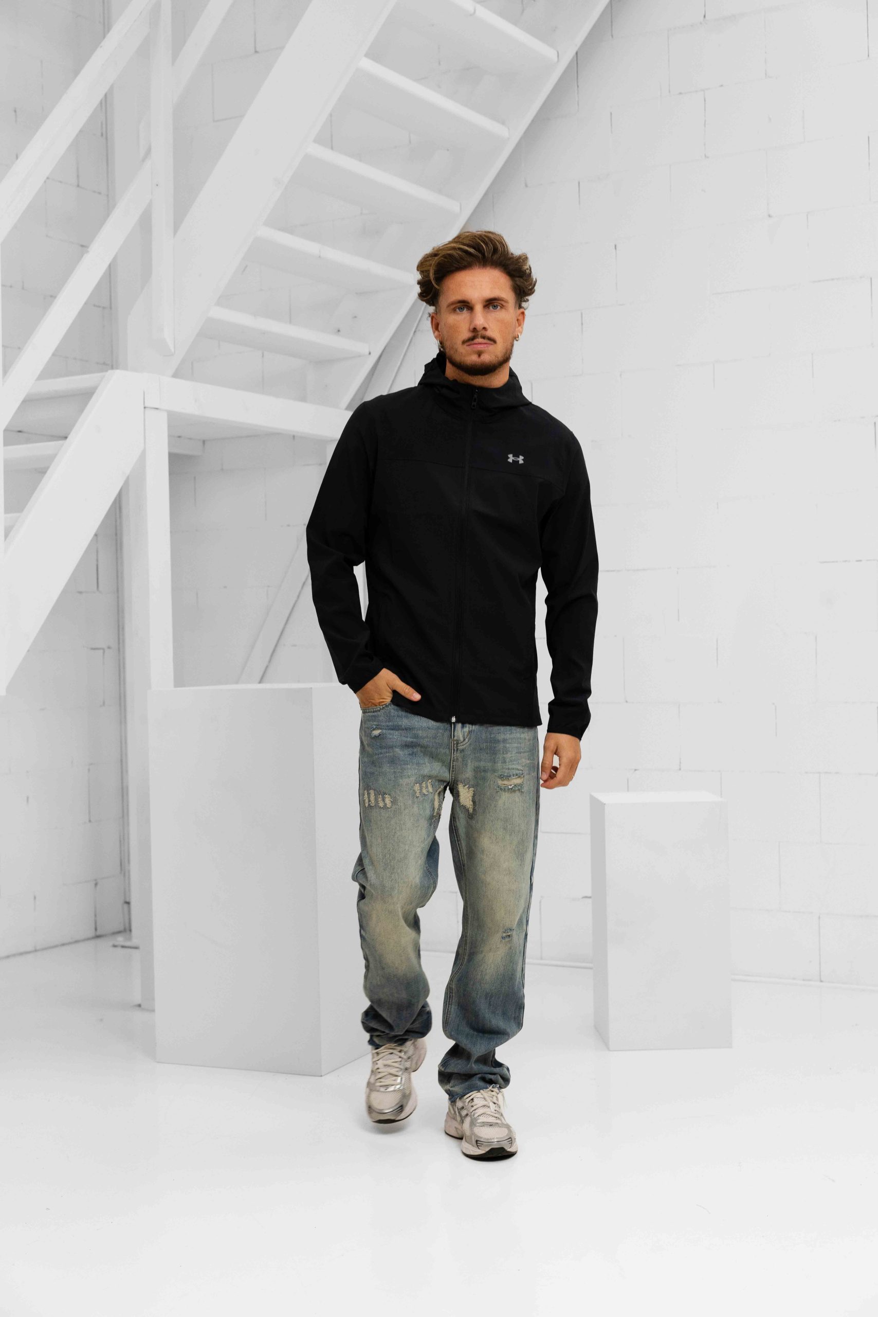 Under Armour Velociti Pro Storm Jack Heren Zwart