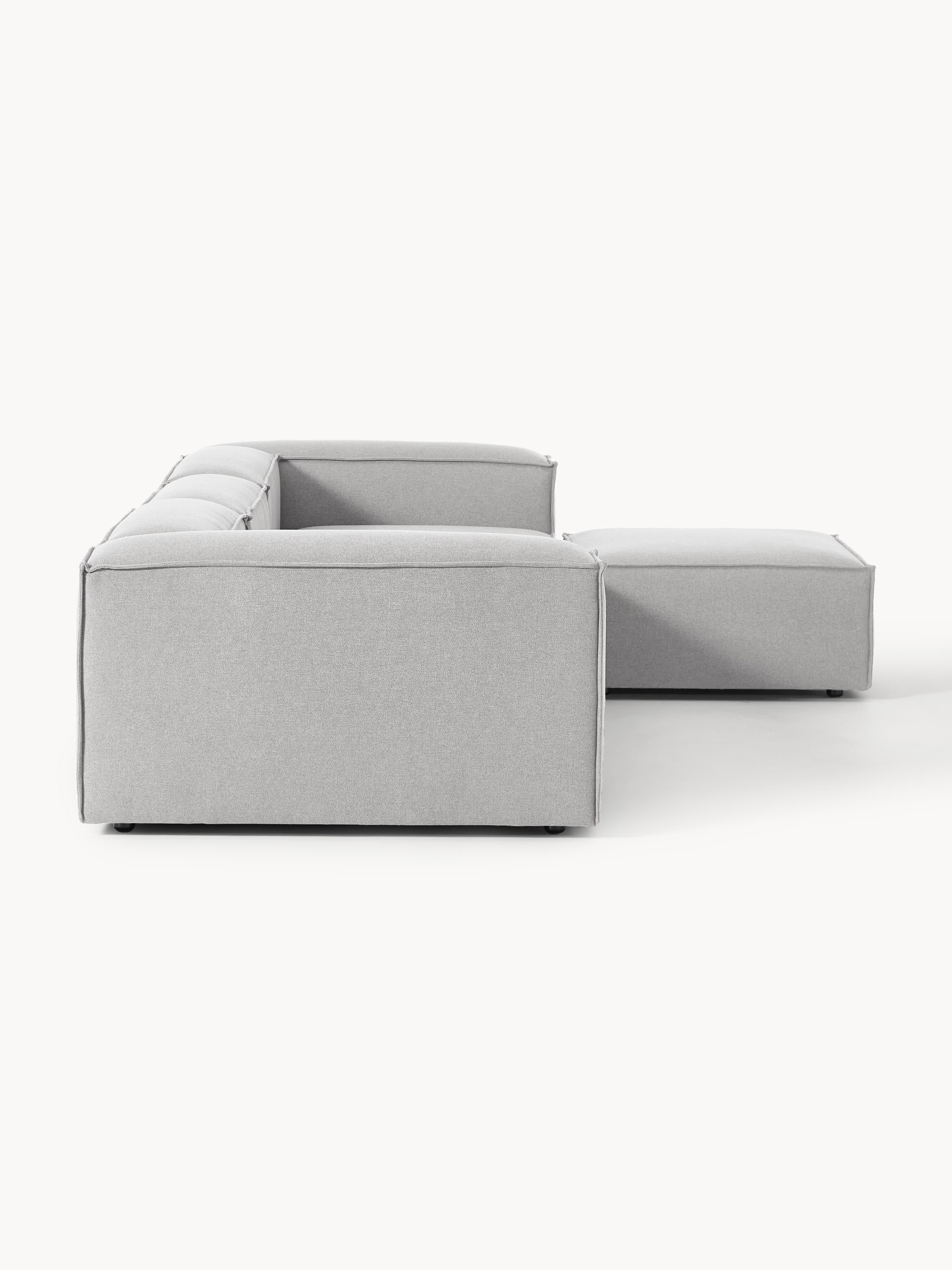 Modulaire bank Lennon (4-zits) met poef (links/rechts)